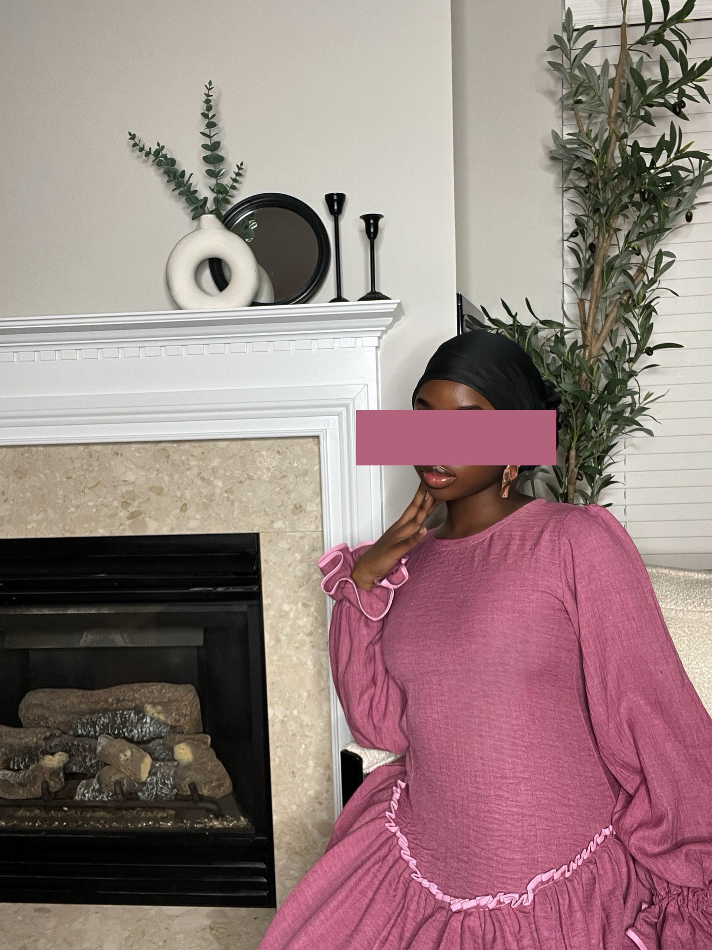 Binta Maxi Princess Dress - Pink