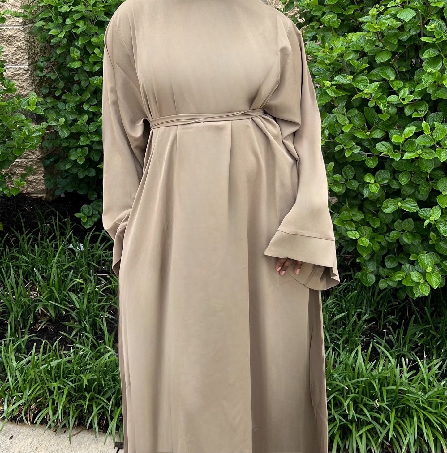 Kalsoom Maxi Abaya Dress - Dust