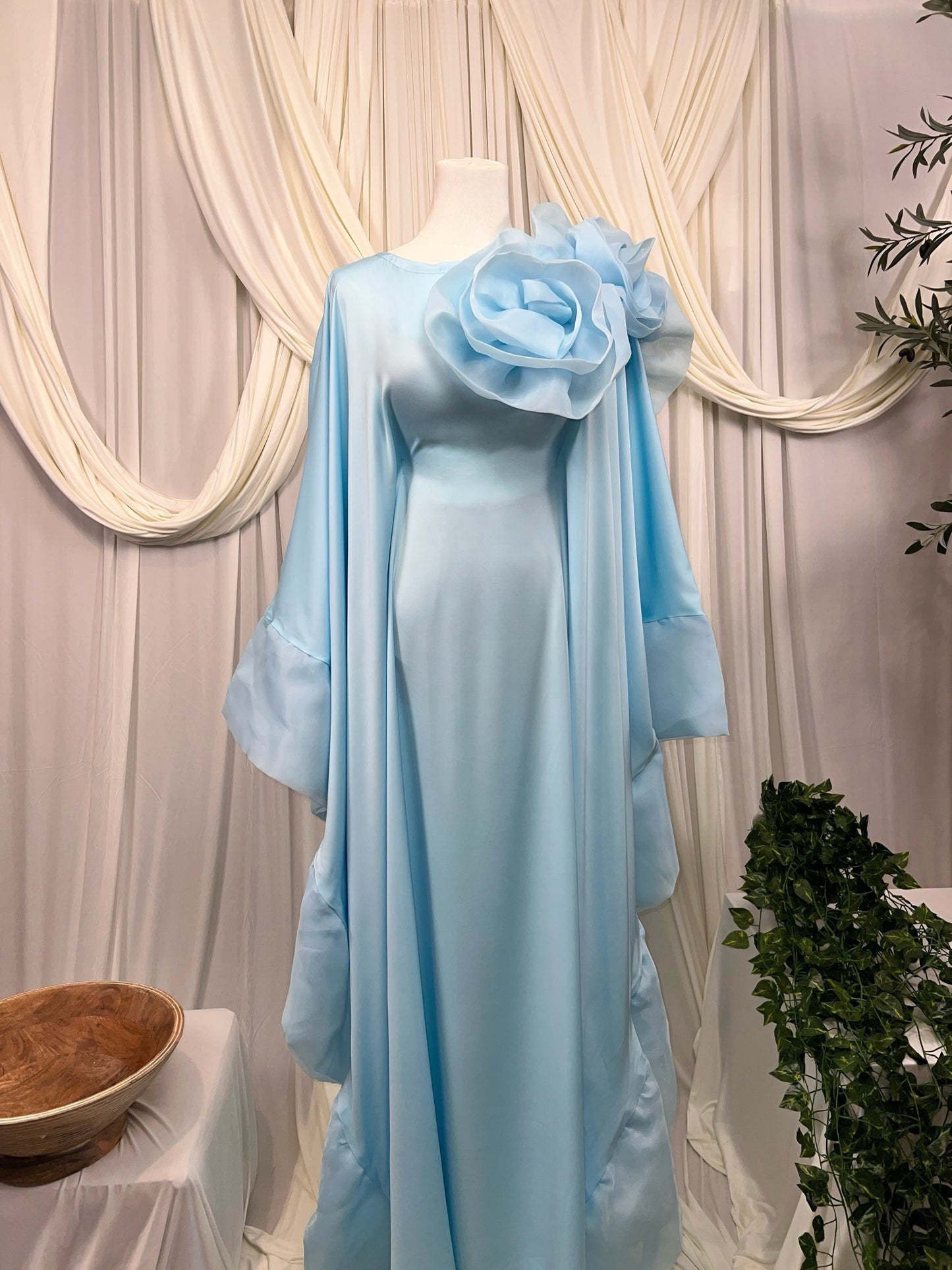 Alima Butterfly Abaya- Includes Matching Scarf
